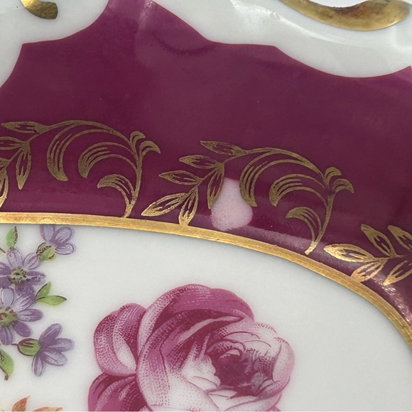 Vintage JLMenau 3 Section Dish W/Handle Graf Von Henneberg Porzellan Germany - Picture 9 of 9